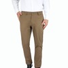 Pantalón Color Camel De Algodón Slim Fit Stretch Para Hombre